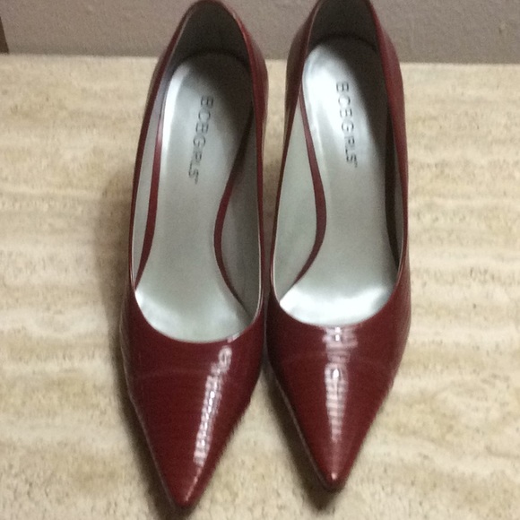 Red striped 3” heels - Picture 4 of 5